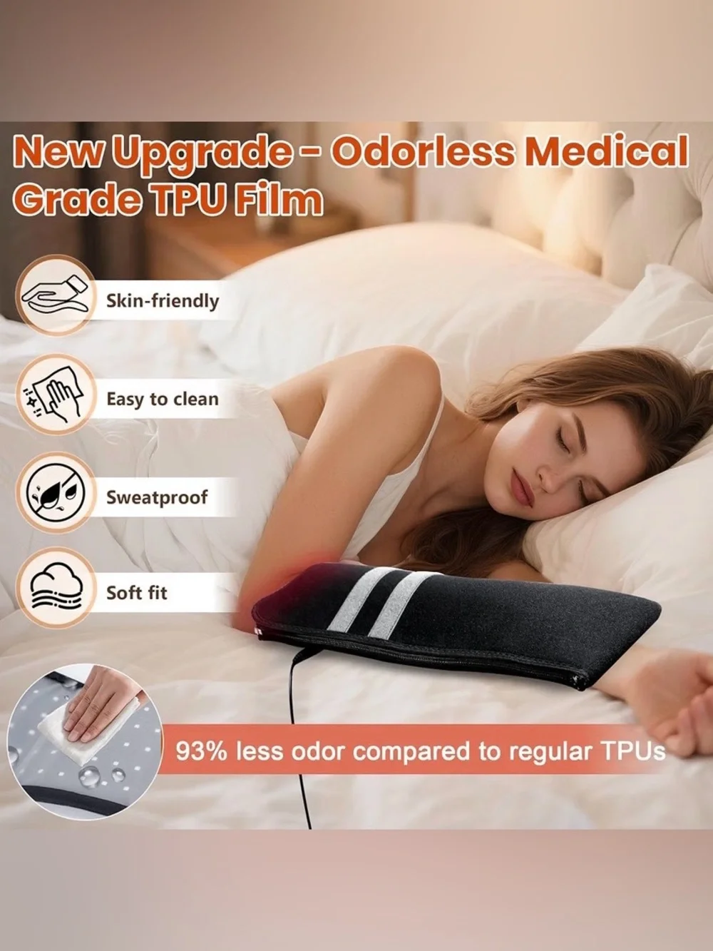 Red Light Therapy Glove for Hand & Wrist 150 LEDs Infrared Light Therapy for Fin